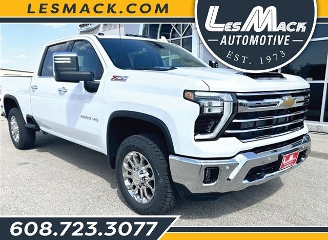 2026 Chevrolet Silverado 2500 HD LTZ in Summit White — front three-quarter view