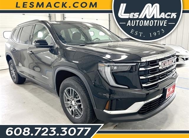 2025 GMC Acadia Elevation in Ebony Twilight Metallic — front three-quarter view