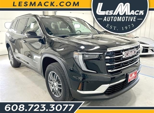 2025 GMC Acadia Elevation in Ebony Twilight Metallic — front three-quarter view