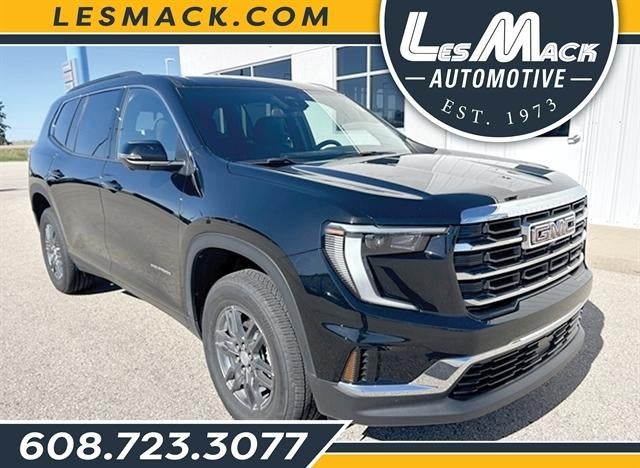 2025 GMC Acadia Elevation in Ebony Twilight Metallic — front three-quarter view