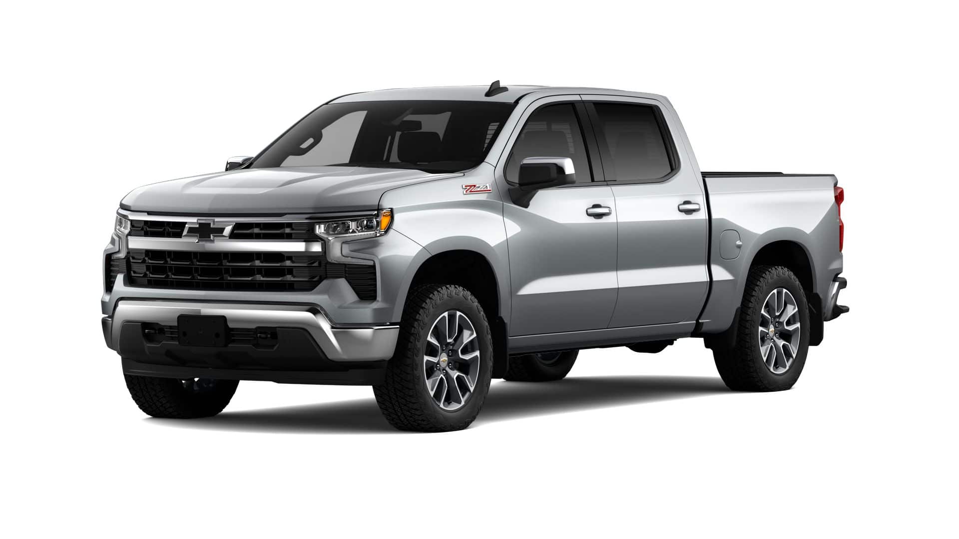 2026 Chevrolet Silverado 1500 LT in Sterling Gray Metallic — front three-quarter view