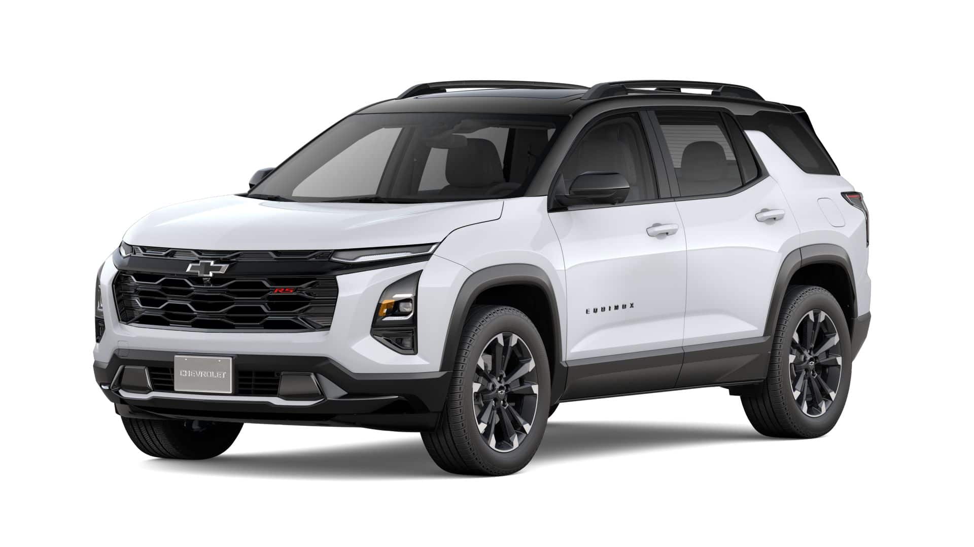 2027 Chevrolet Equinox AWD RS in Polar White Tricoat — front three-quarter view