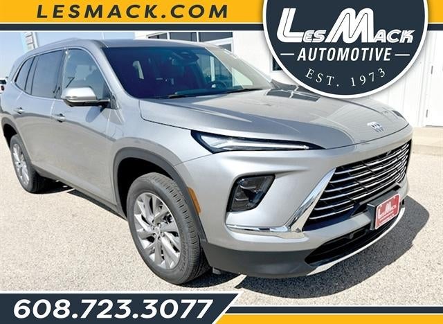 2025 Buick Enclave Preferred in Moonstone Gray Metallic — front three-quarter view