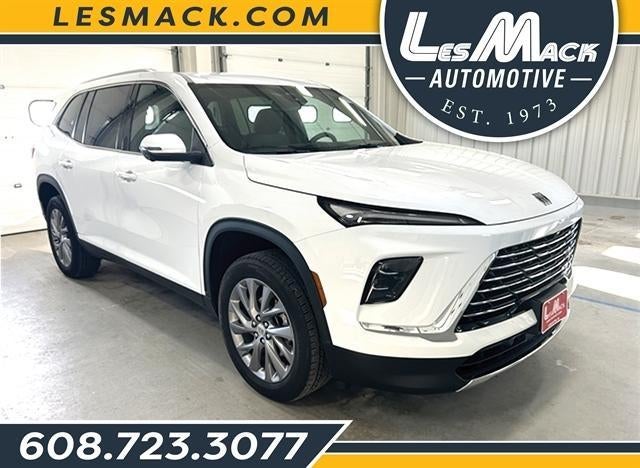 2025 Buick Enclave Preferred in Summit White — front three-quarter view