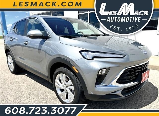 2025 Buick Encore GX Preferred in Moonstone Gray Metallic — front three-quarter view